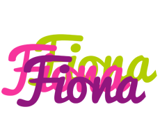 Fiona flowers logo