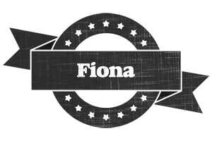 Fiona grunge logo