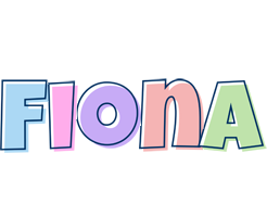 Fiona pastel logo