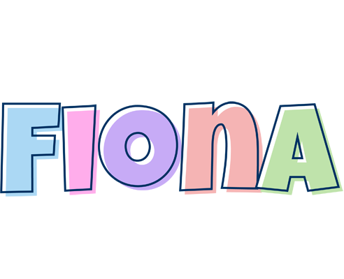 Fiona pastel logo