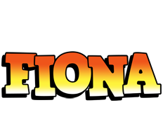 Fiona sunset logo