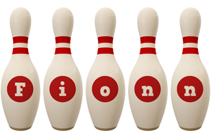 Fionn bowling-pin logo