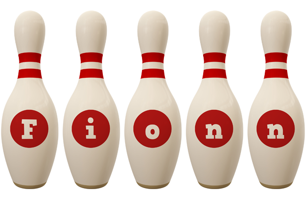 Fionn bowling-pin logo