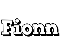 Fionn snowing logo