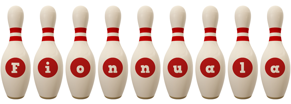 Fionnuala bowling-pin logo