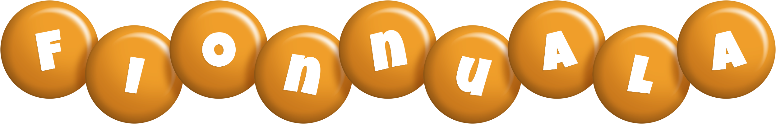 Fionnuala candy-orange logo