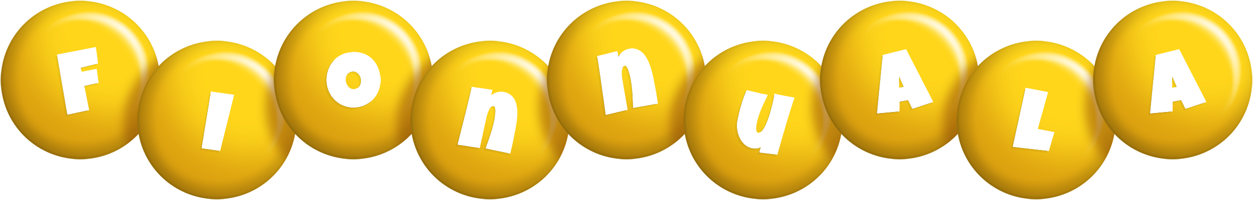 Fionnuala candy-yellow logo
