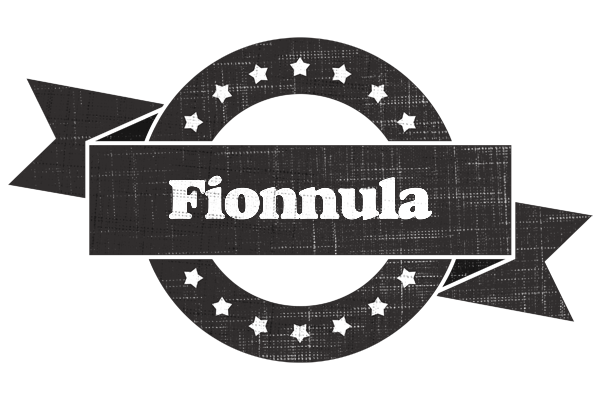 Fionnula grunge logo