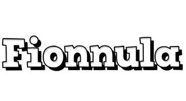 Fionnula snowing logo