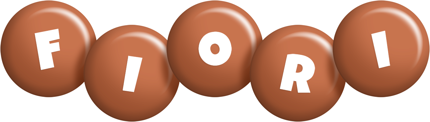 Fiori candy-brown logo