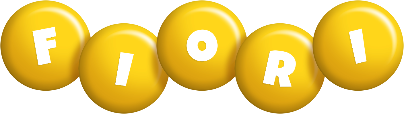 Fiori candy-yellow logo