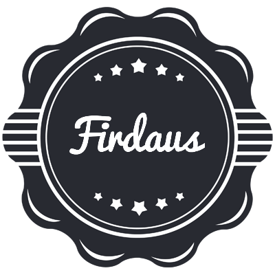 Firdaus badge logo