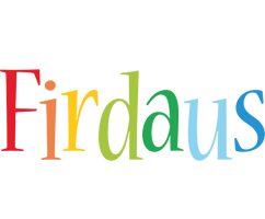 Firdaus birthday logo