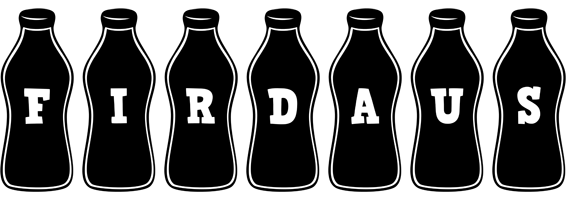 Firdaus bottle logo