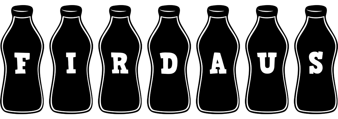 Firdaus bottle logo