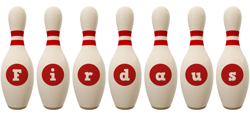 Firdaus bowling-pin logo