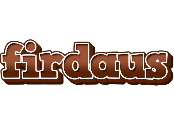 Firdaus brownie logo