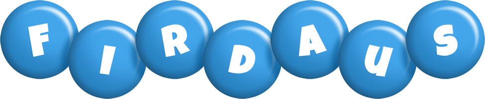 Firdaus candy-blue logo