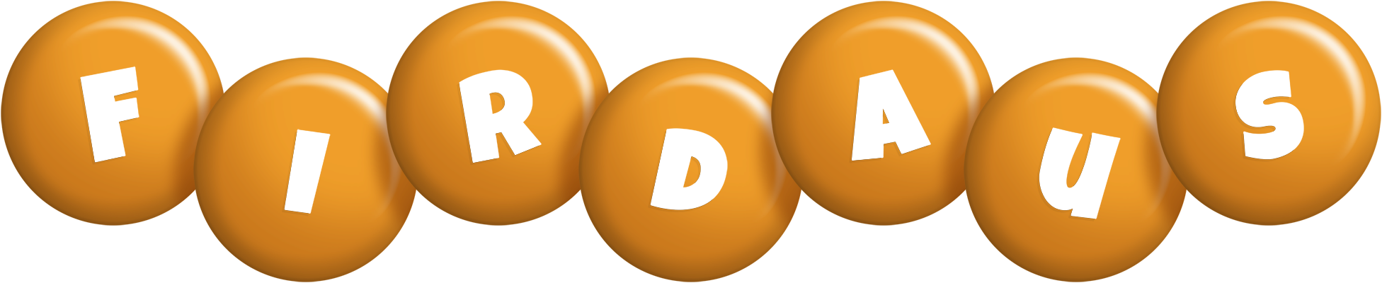 Firdaus candy-orange logo