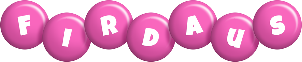 Firdaus candy-pink logo