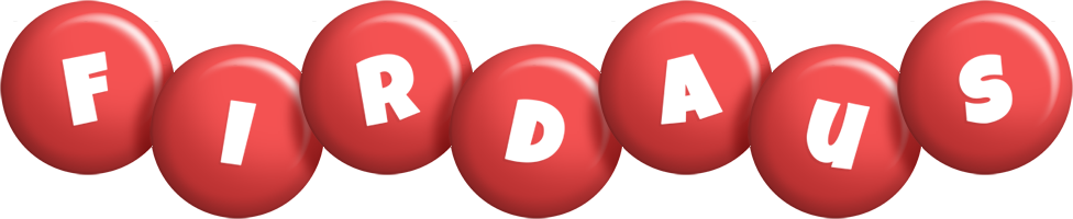 Firdaus candy-red logo