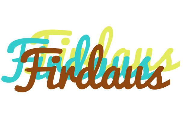 Firdaus cupcake logo