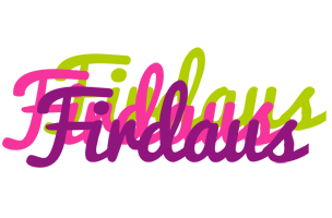 Firdaus flowers logo