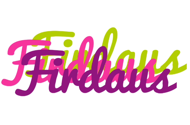 Firdaus flowers logo