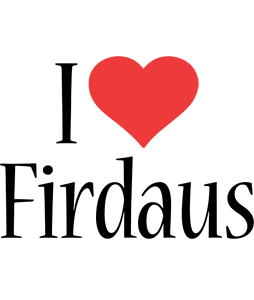 Firdaus i-love logo