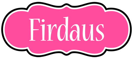 Firdaus invitation logo