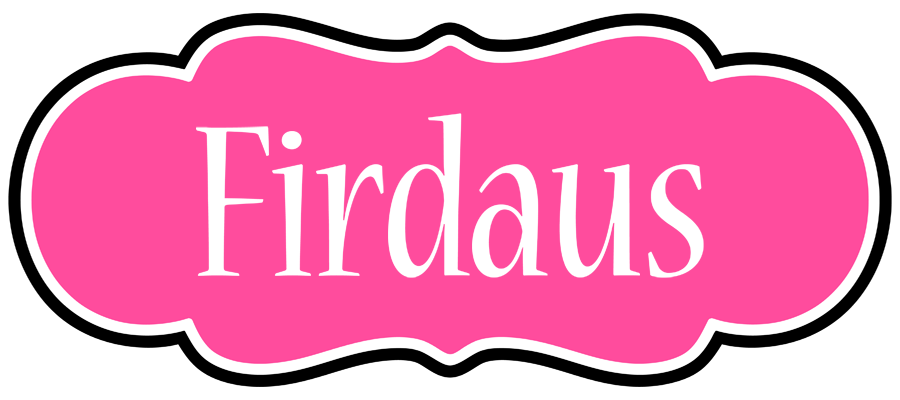 Firdaus invitation logo