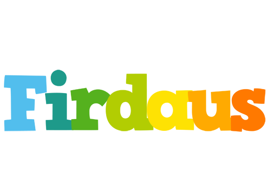 Firdaus rainbows logo