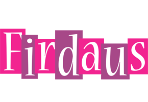 Firdaus whine logo
