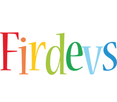 Firdevs birthday logo