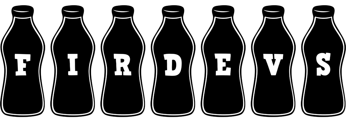 Firdevs bottle logo