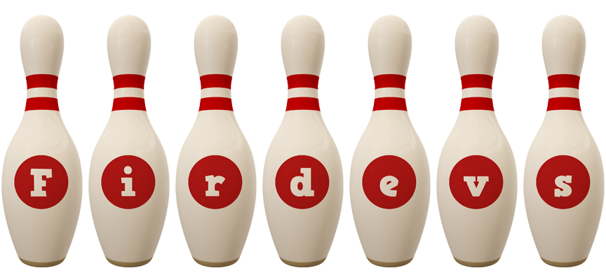 Firdevs bowling-pin logo