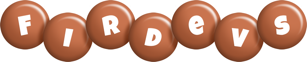 Firdevs candy-brown logo