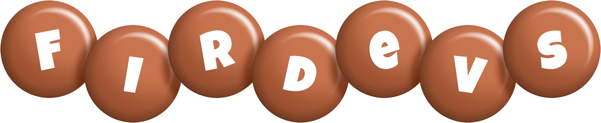 Firdevs candy-brown logo