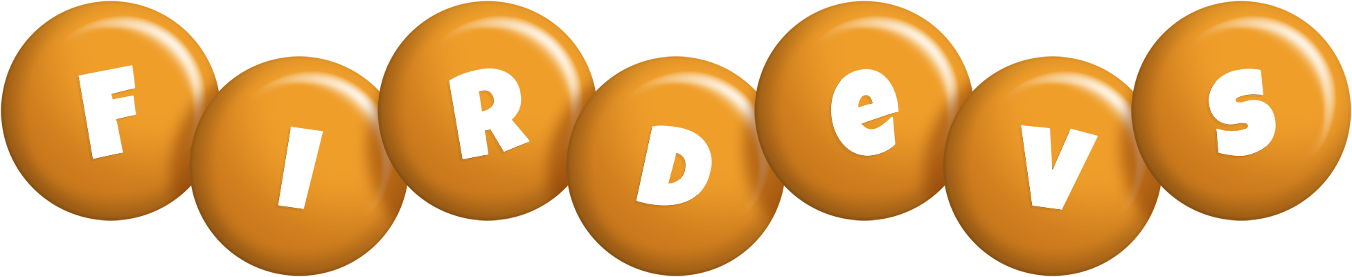 Firdevs candy-orange logo