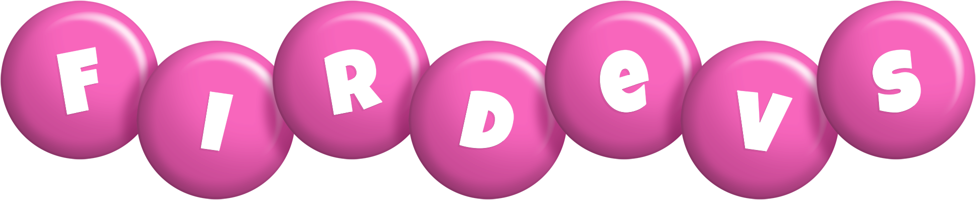Firdevs candy-pink logo