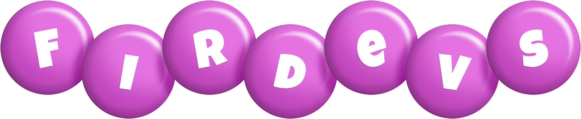 Firdevs candy-purple logo