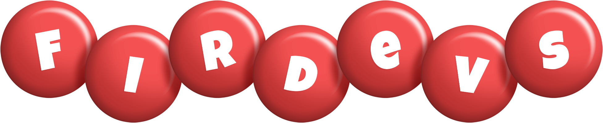 Firdevs candy-red logo