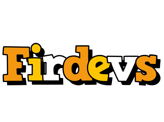 Firdevs cartoon logo
