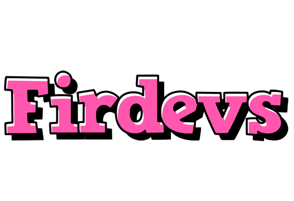 Firdevs girlish logo