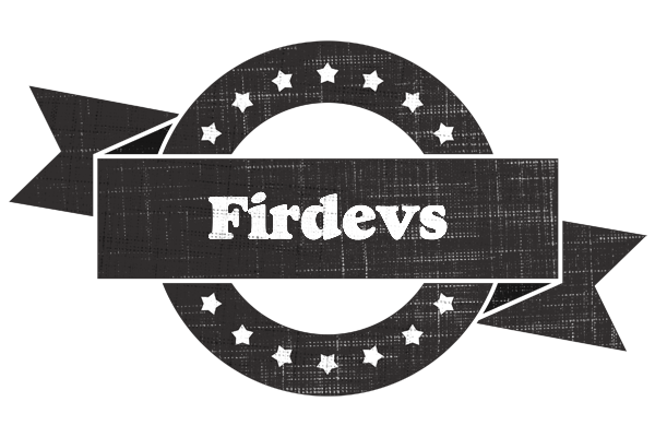 Firdevs grunge logo