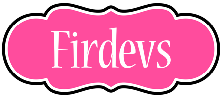 Firdevs invitation logo