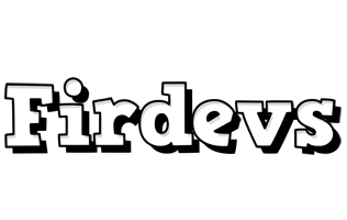 Firdevs snowing logo