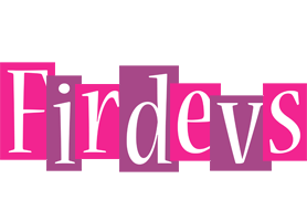 Firdevs whine logo