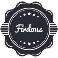 Firdous badge logo