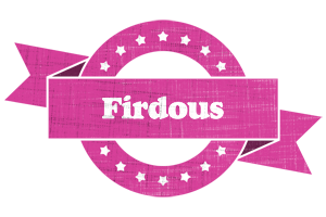 Firdous beauty logo